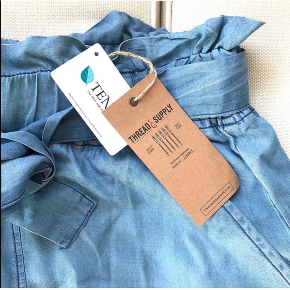 ❗️MORE SIZES ADDED! ❗️Wide Leg Blue Pants! 👖 - Picture 7 of 7